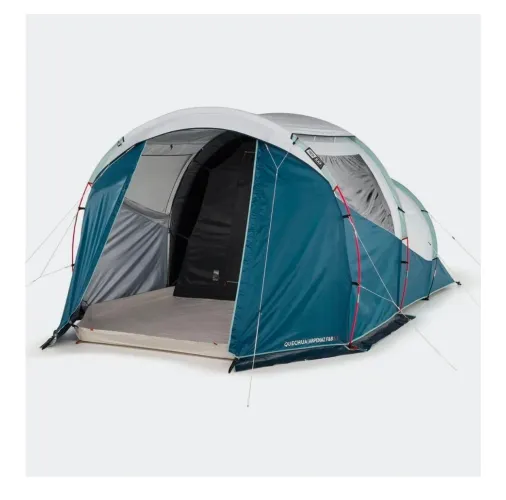 Barraca de Camping Arpenaz 4.1 Fresh & Black Quechua Branca e Azul (4 Pessoas 1 Quarto)