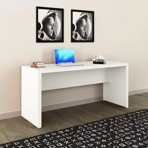 Mesa para Escritório Home Office ME4109 MDP Branco