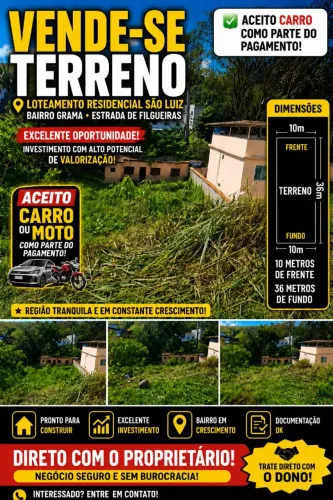 Oportunidade! Terrenos á venda.