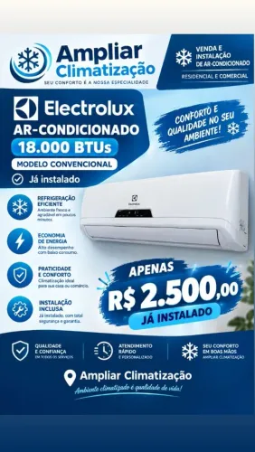 Ar condicionado Eletrolux eco turbo 18.000btus