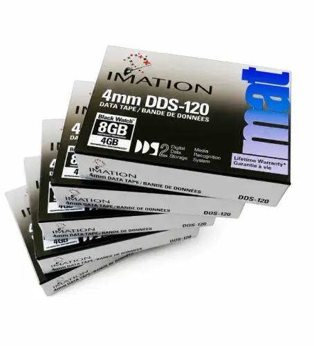 Lote 5 Fitas Dat Imation 4mm Dds-2 120m 8gb Novas Lacradas