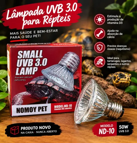 Lâmpada UVB pra tartaruga ou outros répteis