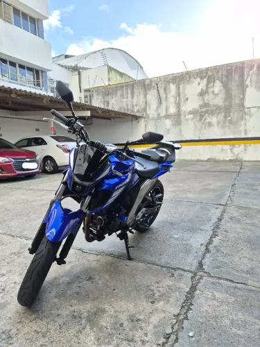 Fazer 250 2023 Escapamento Esportivo e Eliminador de Rabeta. (Peças originais guardadas)