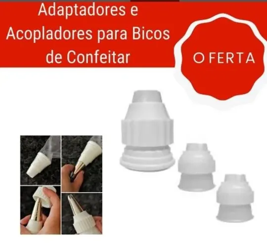 Adaptadores e Acopladores para Bicos de Confeitar