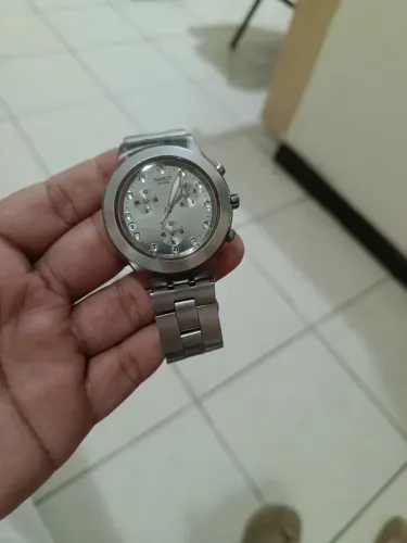 Swatch Diaphine 1# Prata (Sem detalhes/Polido)