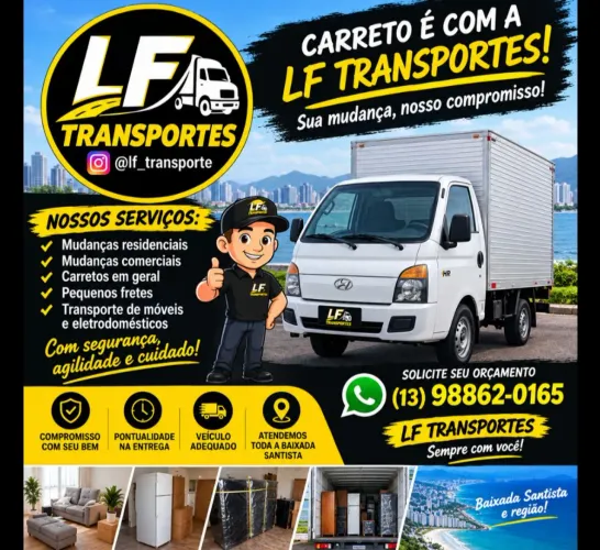 Carretos em santos sp