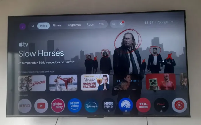 Smart tv 55 polegadas QLED 4K GOOGLE TV, Android.