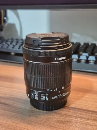 Lente Canon 18-55 EF-S IS