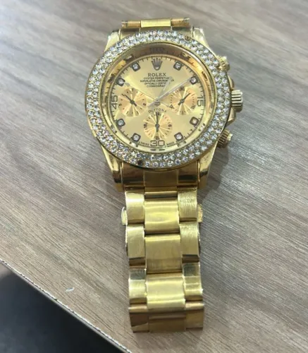 Lindo relógio masculino Rolex Cosmograph Daytona