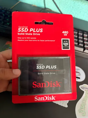 SSD SanDisk 480 GB Original e LACRADO (Produto NOVO)