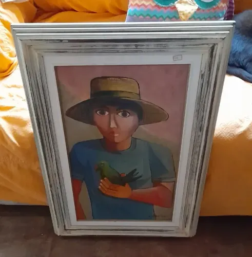 Obra do Artista plástico - Waldir Mariano / Obra: "Papagaio"