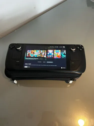 Steam Deck LCD 256GB + SD 1TB A2 | Tela Perfeita + Case Original