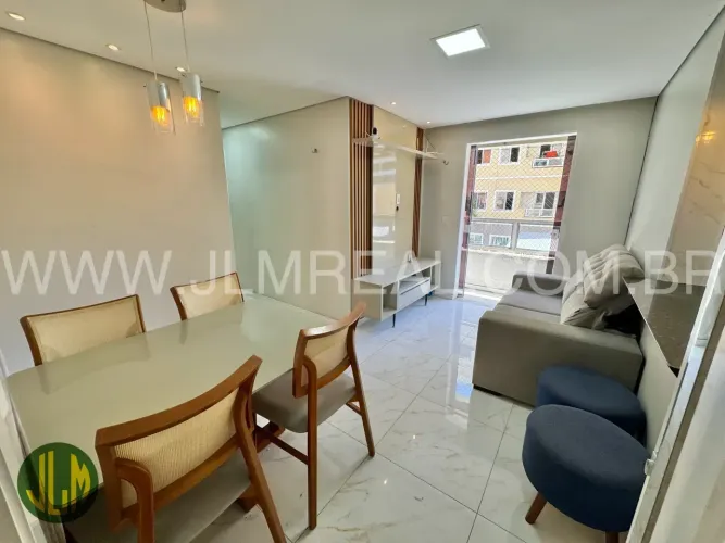 VENDO APARTAMENTO COM 51m², MOBILIADO, 2 QUARTOS, PISCINA, NO BAIRRO JÓQUEI CLUBE - FORTAL