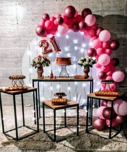 Mesas de decoração de festa