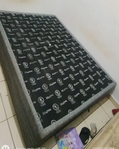 Base cama box casal