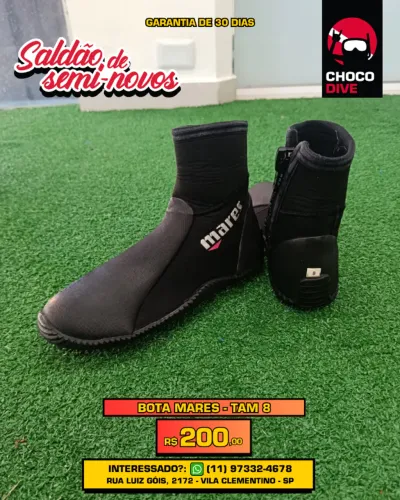 Bota de mergulho