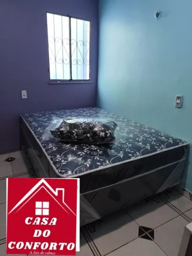 Oferta cama de casal mola + travesseiro de bronze DIRETO DA FÁBRICA 