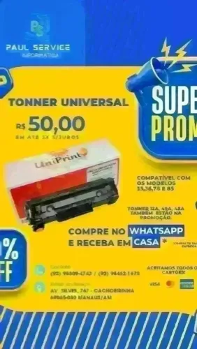 toners e tintas de vários modelos de impressoras zero
