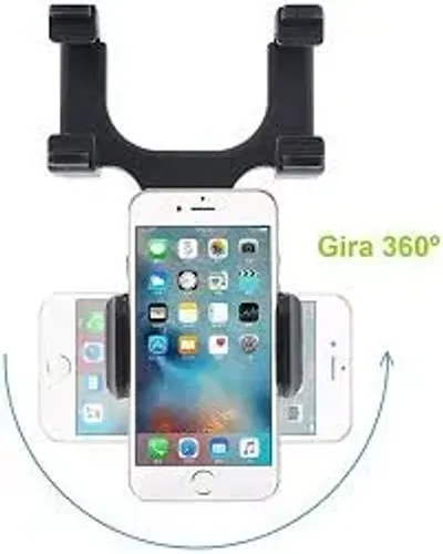 Suporte Veicular Para Celular Retrovisor Automotivo Articulado Rotação 360°