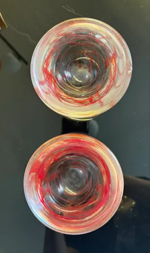 Porta-velas em vidro