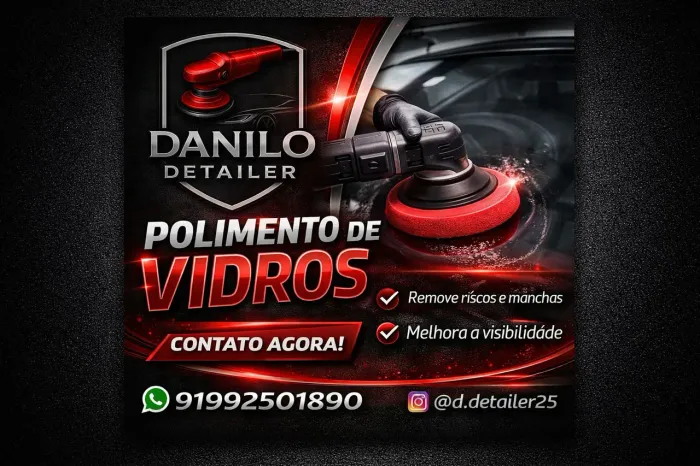 Polimento de vidros 