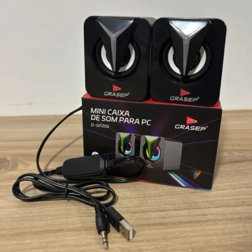 CAIXA DE SOM PARA PC ou TELEVISAO - FAÇO ENTREGA