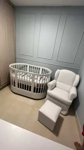 Berço Evolutivo 3 em 1 (Mini cama, oval e redondo) + 2 Colchões