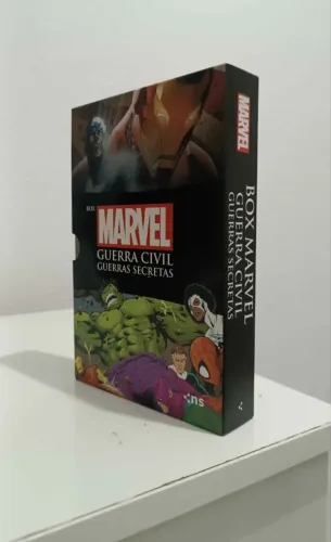 Box Livros Marvel + Poster