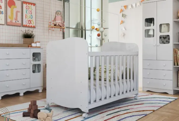 Berço tamanho Americano Lumi 100% MDF (Novo)