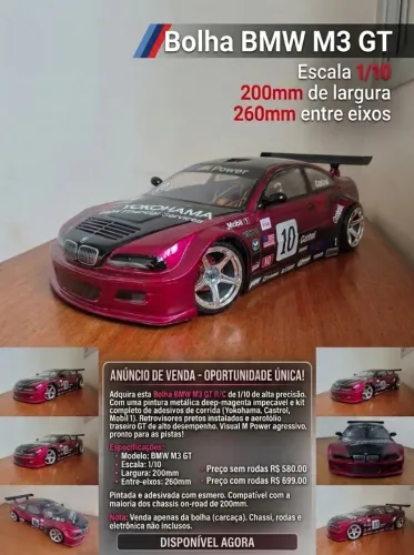 BOLHA BMW M3 GT 1/10