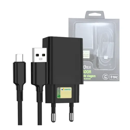 Carregador Completo USB / TIPO-C Rápido 2.0 20W INOVA