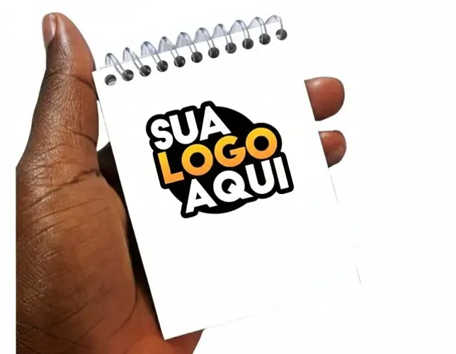 50 UNIDADES Bloquinho de notas Personalizado 7x10cm 