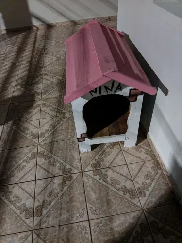 Casinha de Madeira para Cachorro 