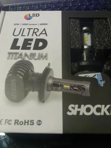 Led ultra led h13 shocklight nova na caixa garantia instalado