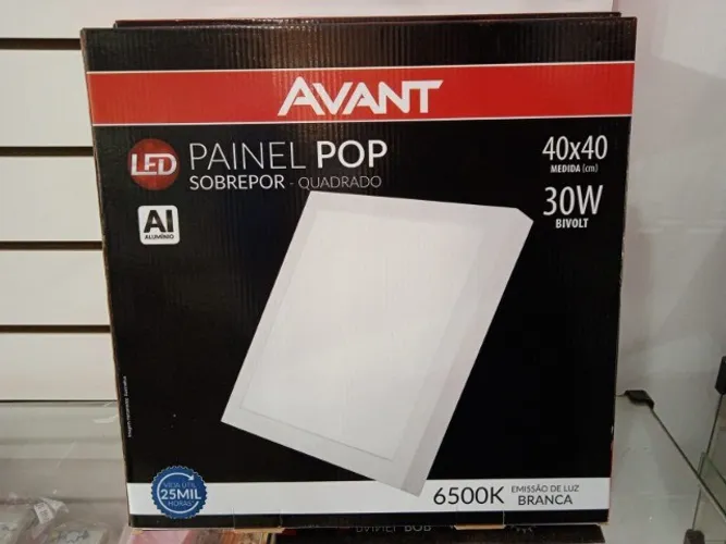 Painel de Led sobrepor 40x40 30w