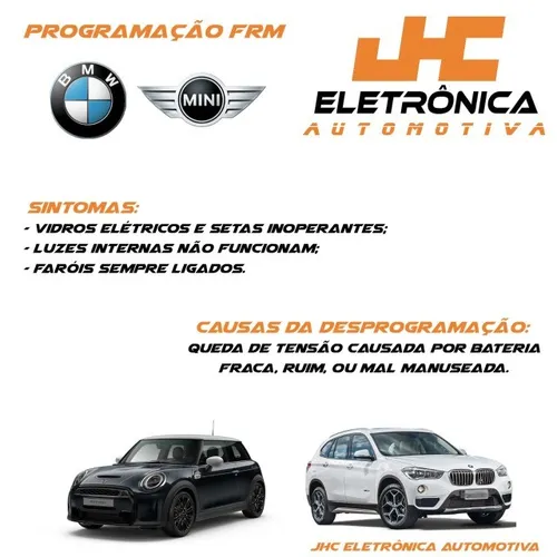Reparo em FRM, Módulo de conforto da BMW Mini Cooper
