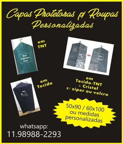 Capas para Ternos e Vestidos