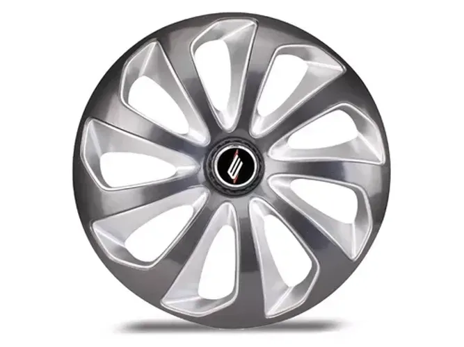 Jogo 4 Peças - Calota Aro 13 Velox - Graphite / Silver - Elitte