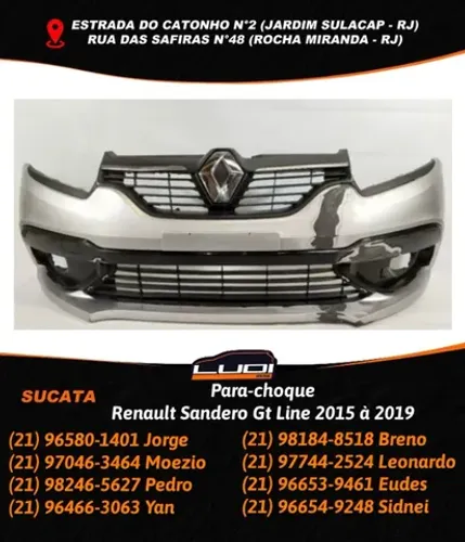 Para-choque Renault Sandero Gt Line 2015 à 2019