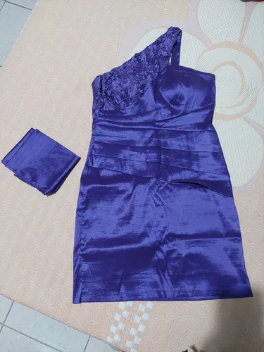 Vestido de festa um ombro só TAM 48