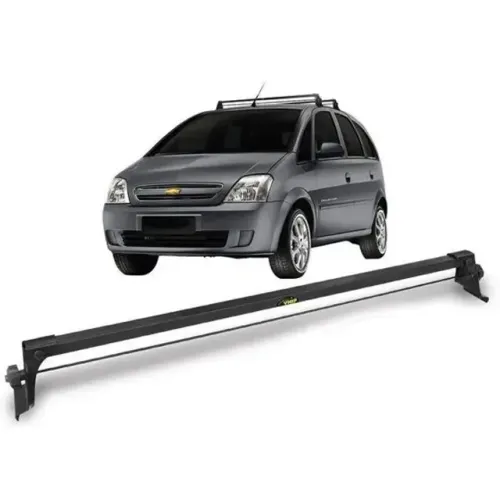 Rack Teto Chevrolet Meriva - Preto Material Aço - VP