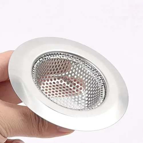 Ralo Para Pia de Cozinha em Aço Inox Premium Borda Larga 7,5cm