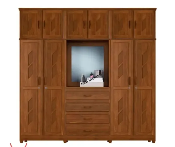 GUARDA ROUPA NOVO ALTO PADRÃO DE MADEIRA