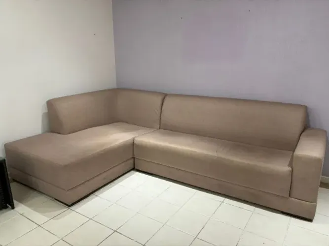 [BLACK 25%] Sofá em L 6 lugares