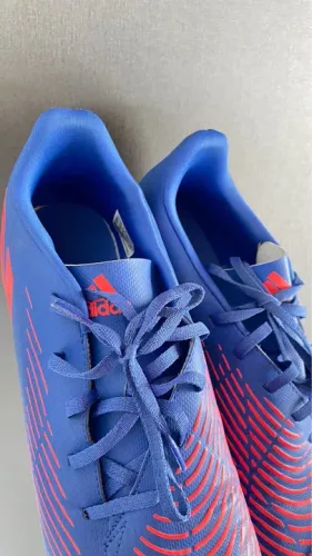 Chuteira Society Adidas Predator - Azul Coral