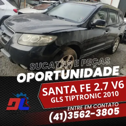 Sucata Santa fe 2.7 V6 2010 4x4 tiptronic GLS para retirada de peças