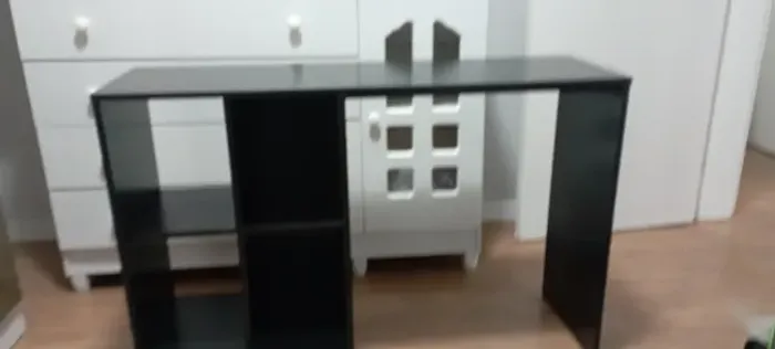 Promoção Mesa Escrivaninha Preta - MLR  