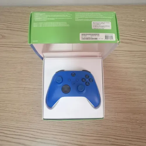 Promoção Controle Xbox Series S/X Shock Blue Zerado( ACEITO CREDISHOP)