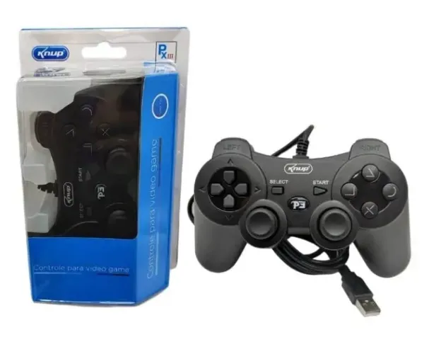 Controle Ps3 Com Fio