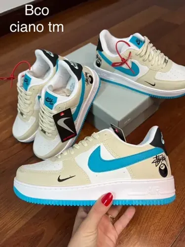 Tênis Air force stussy masculino premium 
